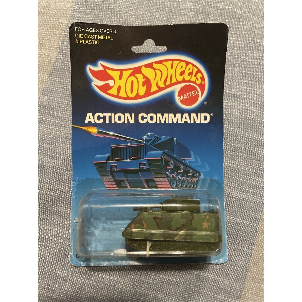 Hot Wheels Action Command Tank Camo 1989 Collector Series‎ 27 Mattel 9371 New